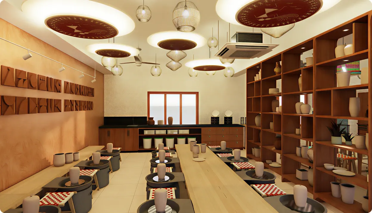 Pottery & Weaving Studio Infra